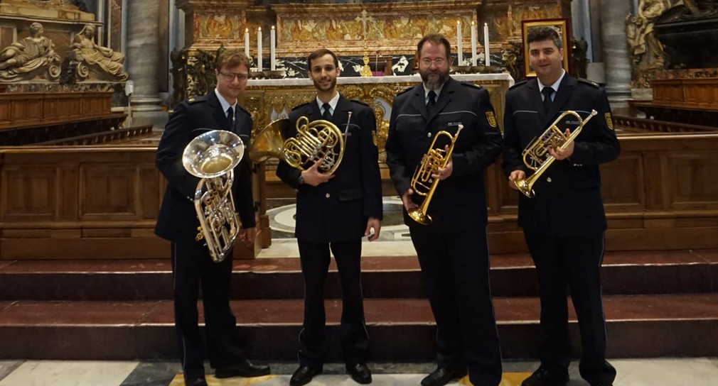 Nationales Polizeiorchester zu Besuch im Vatikan