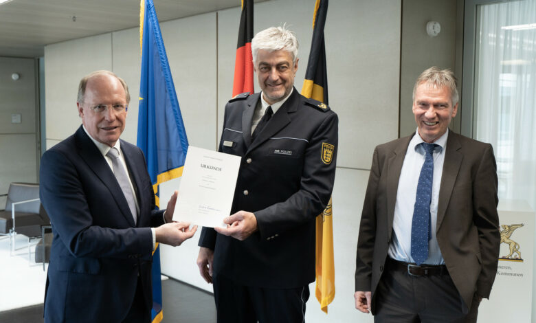 Neuer Polizeivizepräsident beim Polizeipräsidium Ludwigsburg