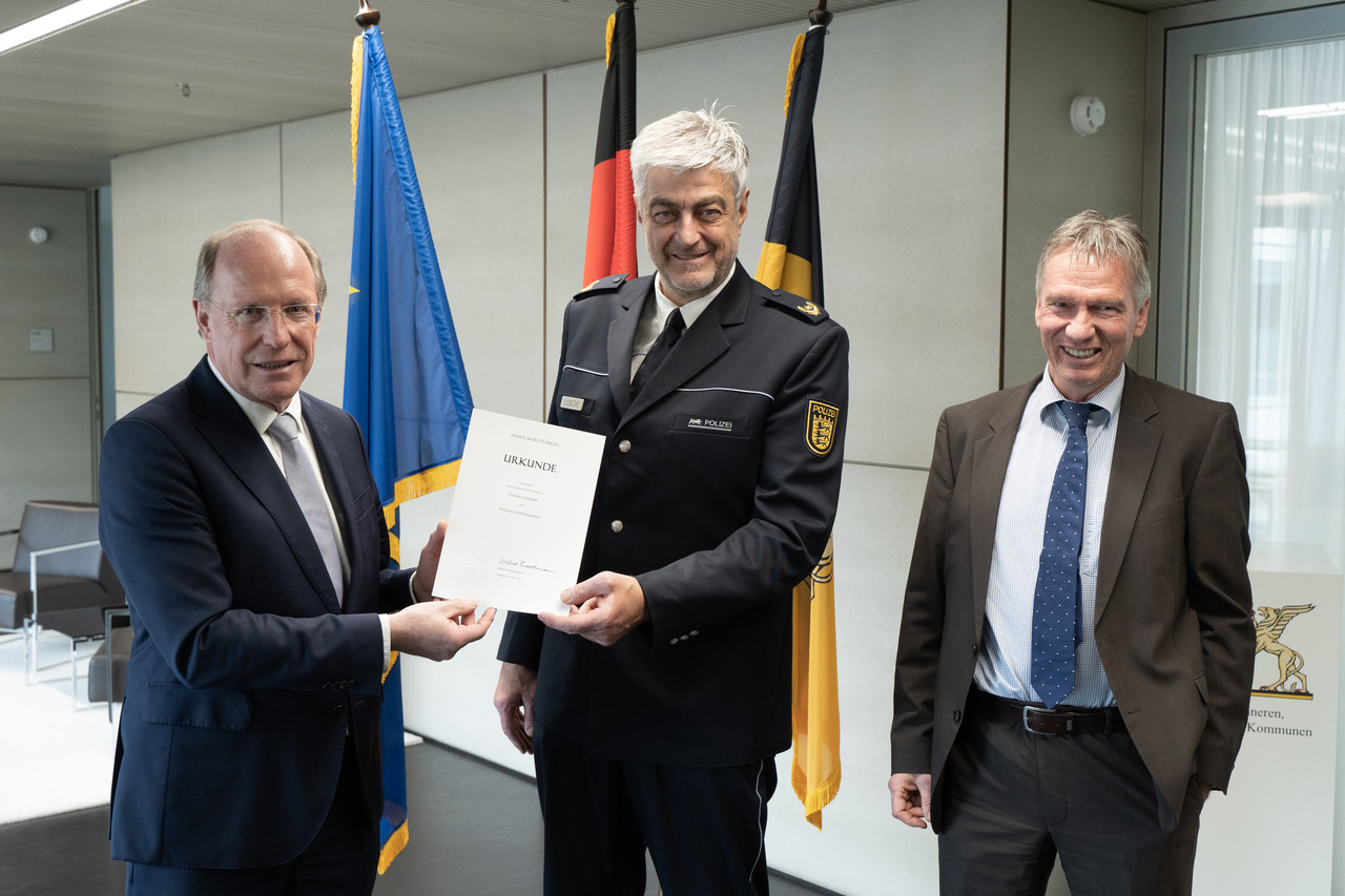 Neuer Polizeivizepräsident beim Polizeipräsidium Ludwigsburg