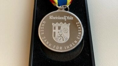 Verleihung der rheinland-pfälzischen Fluthilfemedaille 2021