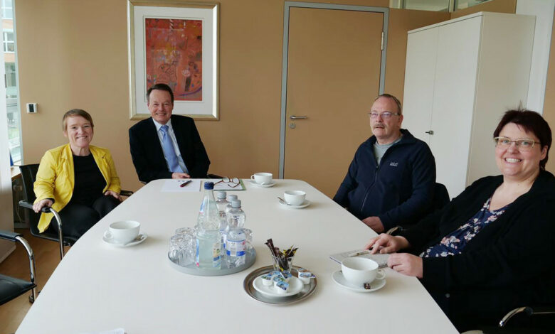 Austausch im Regierungspräsidium Tübingen