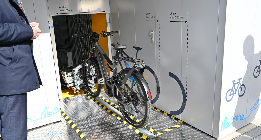 Automatische Fahrradgarage fördert neue Mobilität
