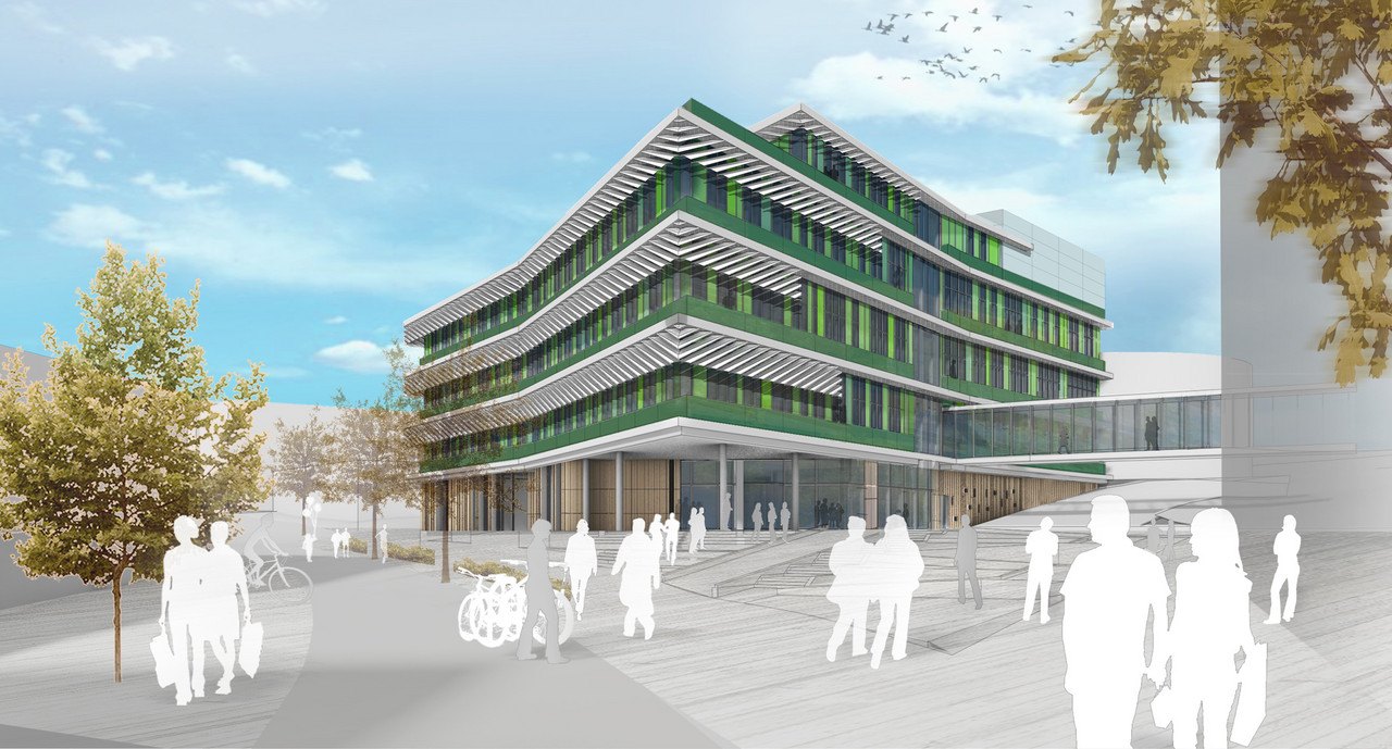Bauarbeiten für den Neubau des Universitätsklinikums Tübingen beginnen
