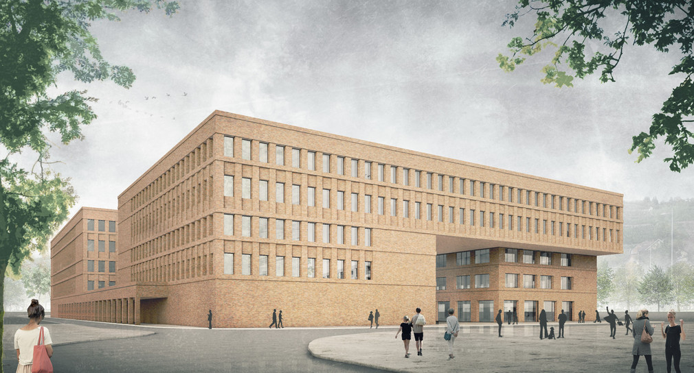 Baubeginn der neuen Fachhochschule Esslingen