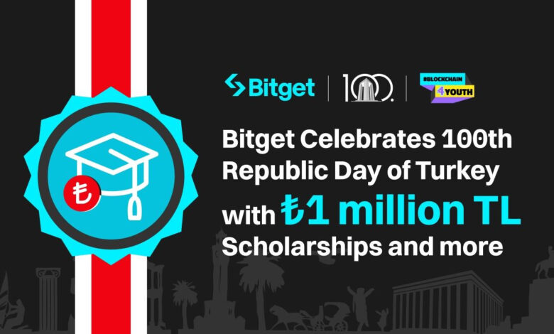 Bitget feiert den 100. Tag der Republik Türkei mit Stipendien und Aktivitäten im Wert von 1 Million TL