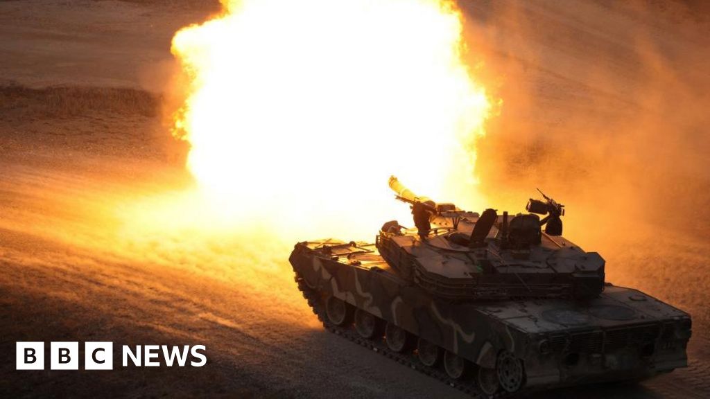 s korea army fires shell