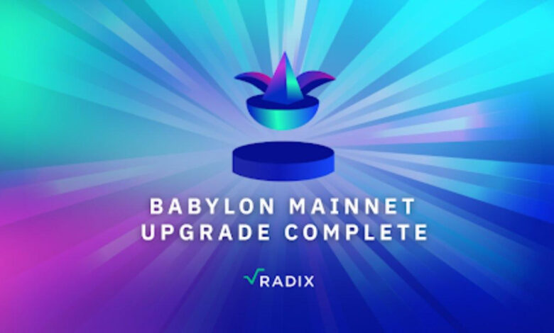 Das Radix Babylon-Upgrade markiert eine neue Ära für Web3-Benutzer- und Entwicklererfahrung