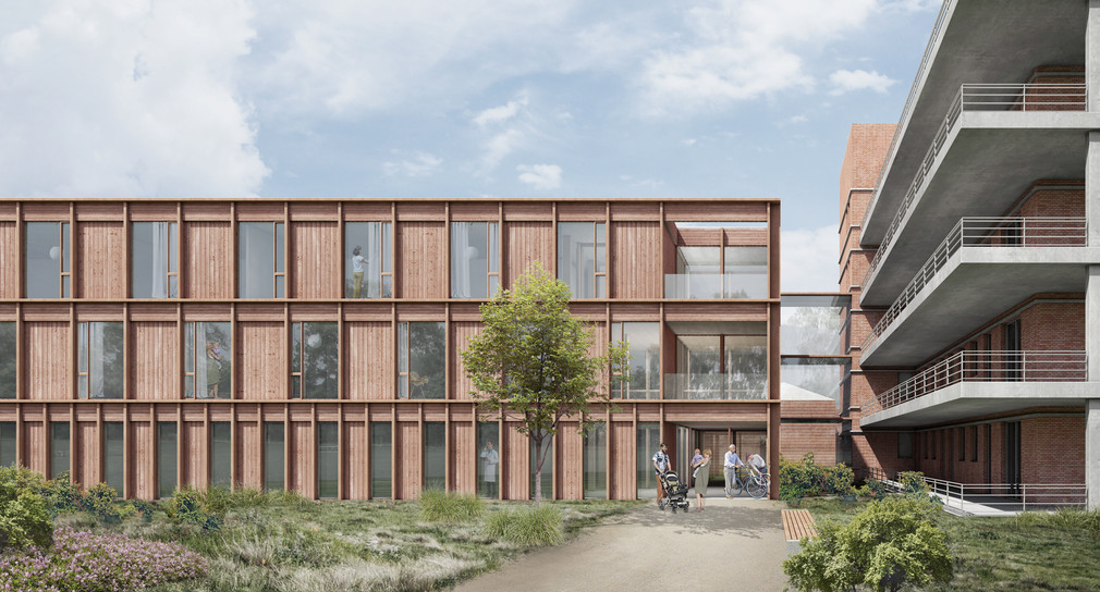 Der Holzneubau der Frauenklinik Tübingen wird zum Pilotprojekt