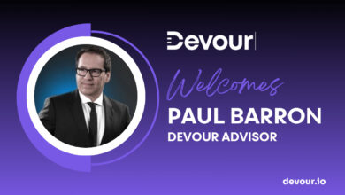 Devour.io gibt den Tech-Analysten und Medienexperten Paul Barron als Berater bekannt