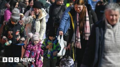 Refugees at Polish border