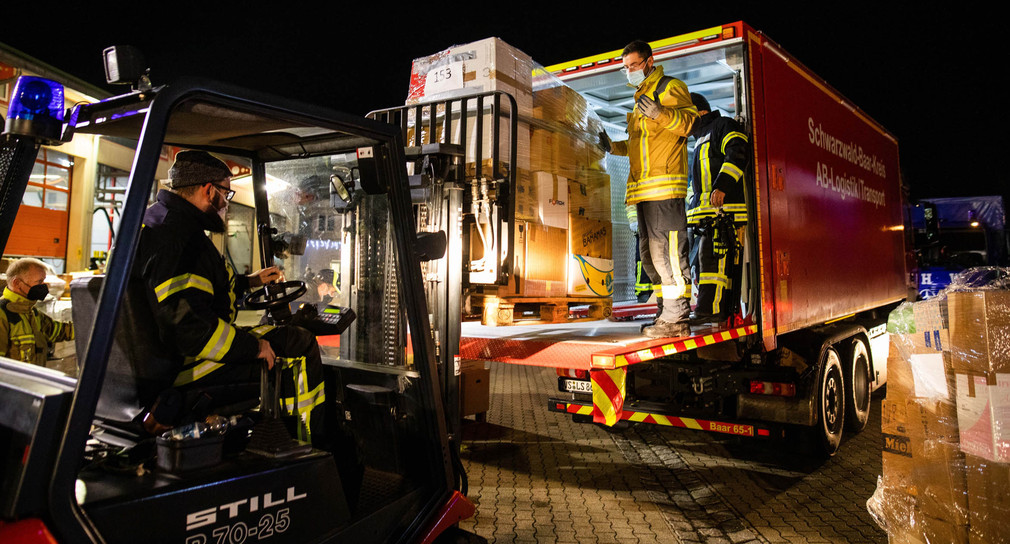 Feuerwehren aus dem Land helfen in Kroatien