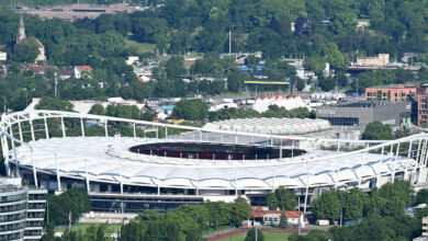 Vorbereitungen zur Fußball-Europameisterschaft in Stuttgart