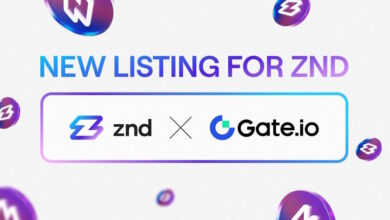 Gate.io listet ZND auf