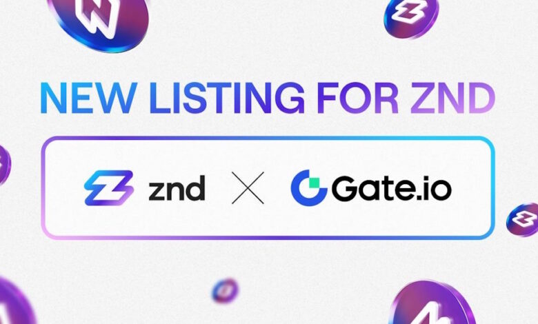 Gate.io listet ZND auf