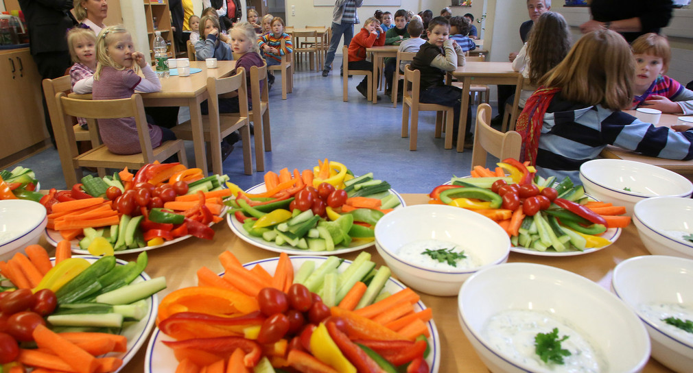 Gesunde Ernährung in Kindertagesstätten und Schulen