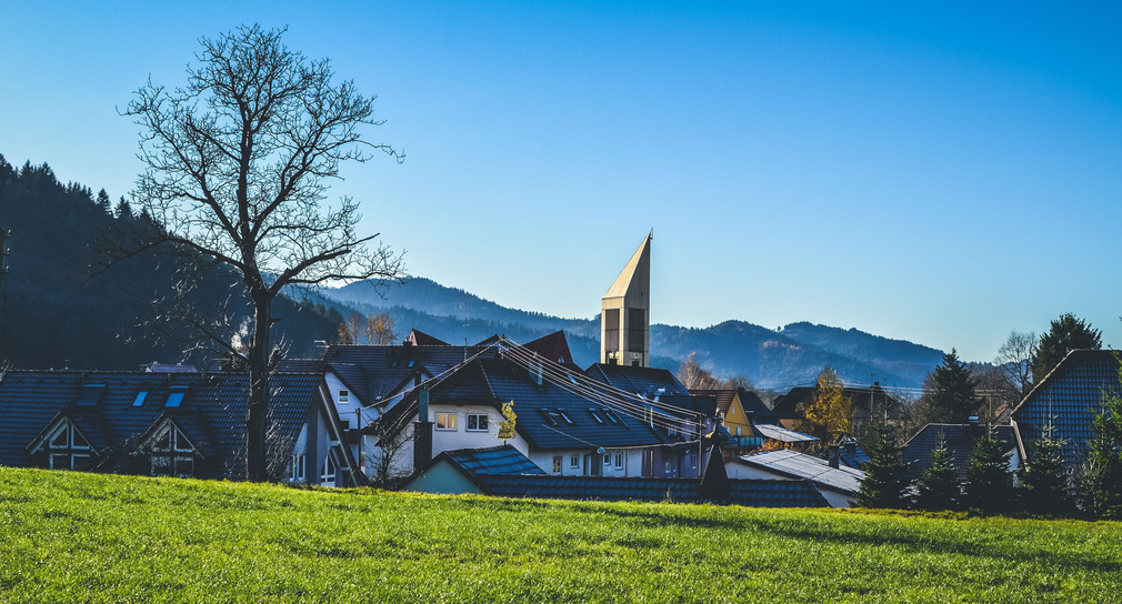 Glockenturm St. Georg in Bleibach im Schwarzwald eingeweiht