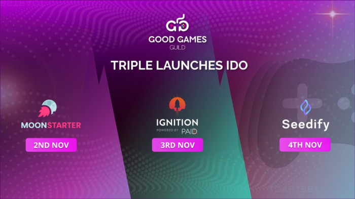 Good Games Guild kündigt Triple IDO für Seedify, Ignition und MoonStarter an