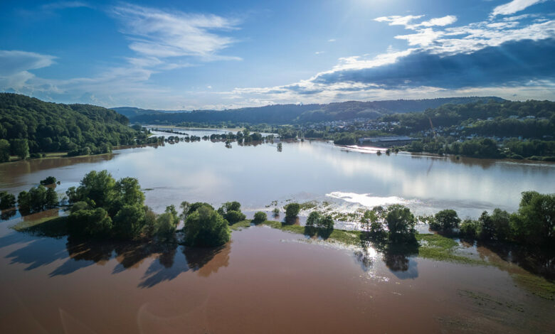 Hochwasserlage im Saarland