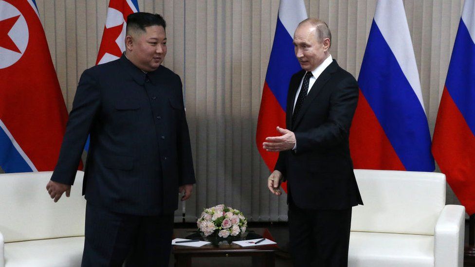 Kim Jong Un und Wladimir Putin