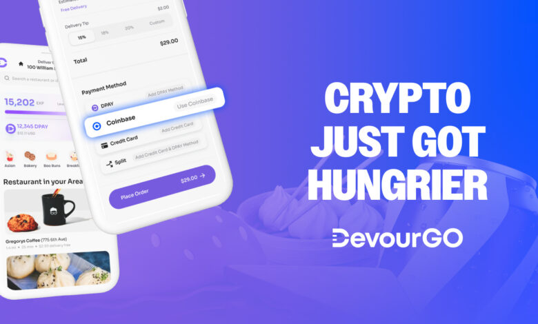 Krypto ist hungriger geworden: DevourGO akzeptiert jetzt Zahlungen über Coinbase Commerce