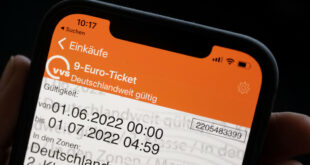 Neun-Euro-Ticket in der Schweiz bis Lottstetten akzeptiert