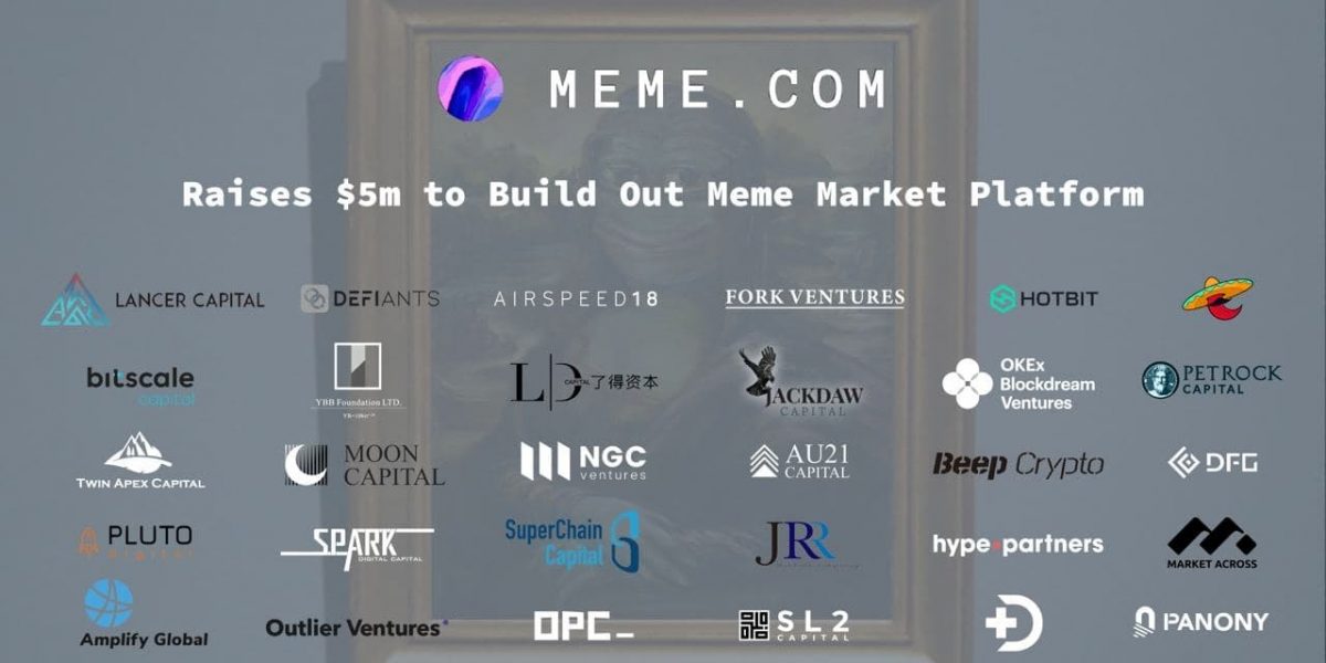 Meme.com beschafft 5 Millionen US-Dollar, um die erste Meme-Marktplattform zu starten