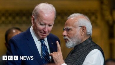 U.S. President Joe Biden (R) and Indian Prime Minister Narendra Modi participate in a bilateral meeting in the Oval Office of the White House on September 24, 2021 in Washington, DC.