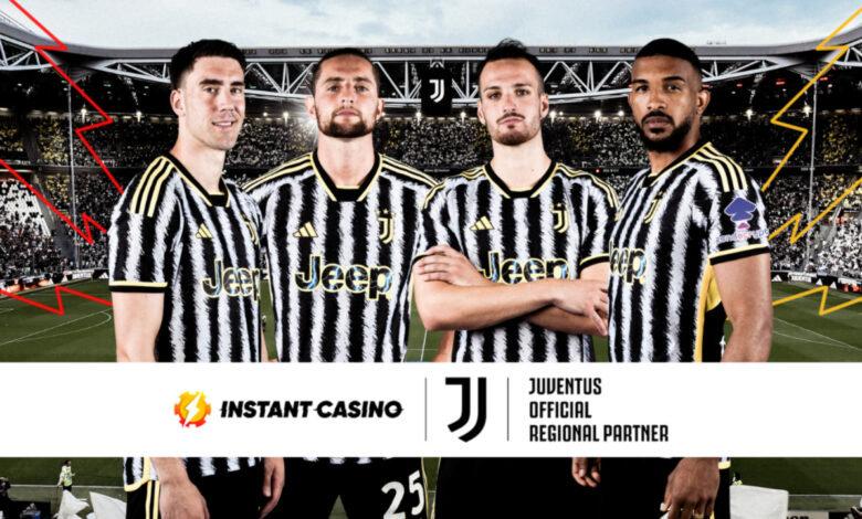 Neue Online-Casino-Site Instant Casino geht Partnerschaft mit italienischem Serie-A-Team Juventus FC ein