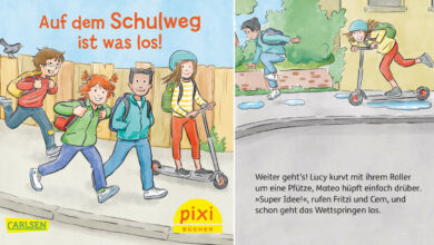 Pixi-Buch zum Schulweg in der Schultüte