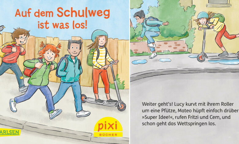 Pixi-Buch zum Schulweg in der Schultüte