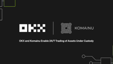 OKX arbeitet mit Komainu zusammen und ermöglicht den sicheren Handel mit getrennt verwahrten Vermögenswerten für Institutionen rund um die Uhr