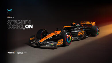 OKX schaltet den McLaren MCL60-Rennwagen für den Großen Preis von Singapur in den Stealth-Modus