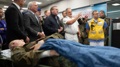 Pistorius besucht Sanitätsdienst der Bundeswehr in Ulm