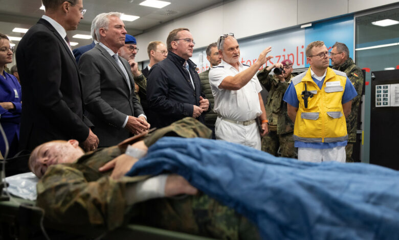 Pistorius besucht Sanitätsdienst der Bundeswehr in Ulm