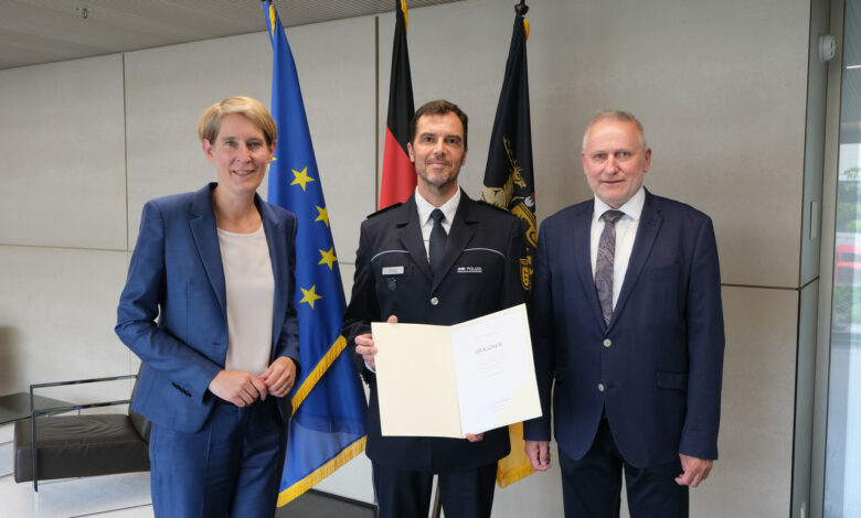 Neuer Polizeivizepräsident beim Polizeipräsidium Einsatz