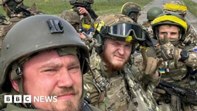 Russia says it routed the fighters from both groups - the Liberty of Russia Legion (pictured) and the Russian Volunteer Corps