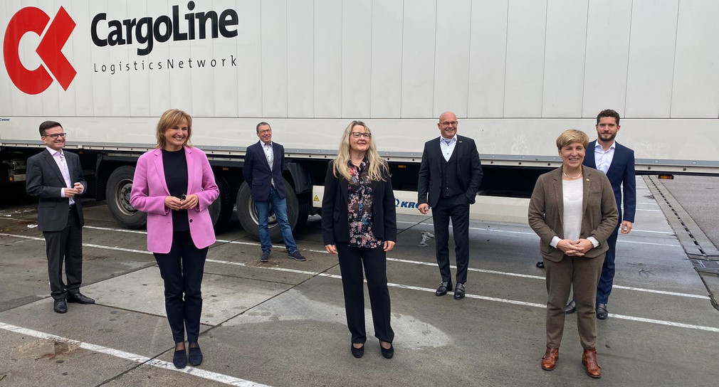 Schütz besucht Unternehmen der Logistikbranche