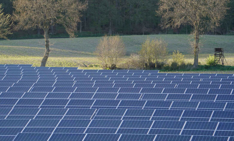 Solare Stromerzeugung auf rund 260 straßennahen Flächen