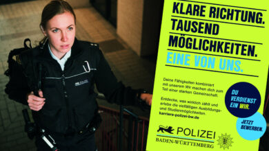 Start der neuen Nachwuchswerbekampagne der Polizei Baden-Württemberg
