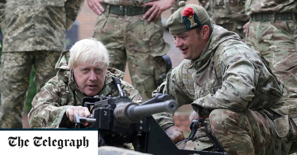 Boris Johnson kann die Ukraine nicht einfach verlassen, während er eine Abschiedsreise plant