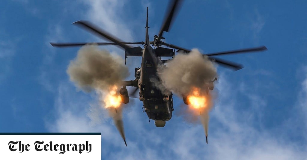 Beobachten: Ukrainische Saboteure zerstören zwei Ka-52-Hubschrauber auf einem russischen Luftwaffenstützpunkt