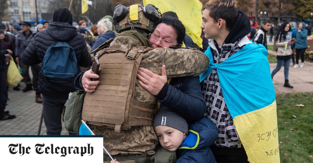 Live Krieg in der Ukraine Selenskyj beschuldigt die Russen der „Brutalität“ der Kriegsverbrechen in Cherson