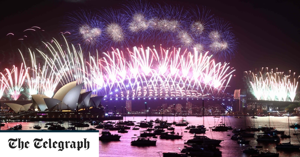 Im Bild: Australien läutet das Jahr 2023 mit einem Feuerwerk zum Thema Vielfalt und Inklusion ein