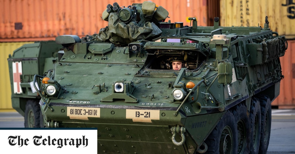 Die USA könnten gepanzerte Stryker-Fahrzeuge in die Ukraine schicken