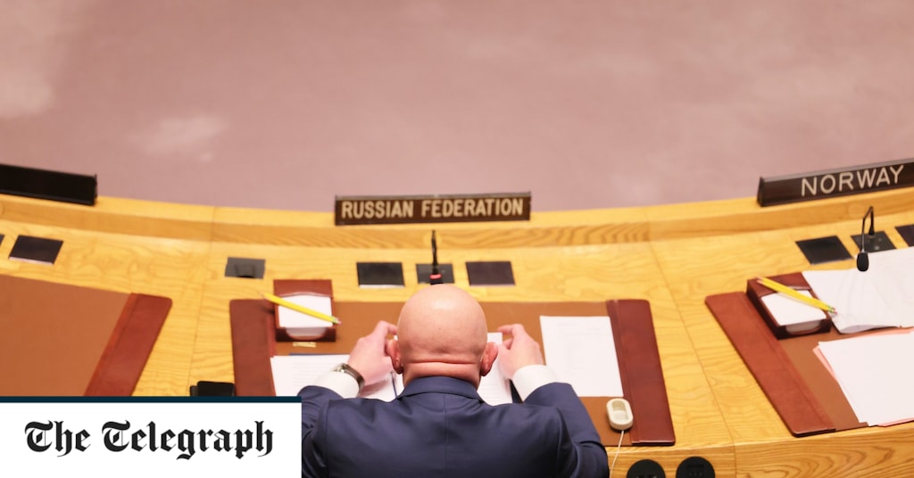 Russlands Vorsitz im UN-Sicherheitsrat sei ein schlechter Aprilscherz, sagt die Ukraine