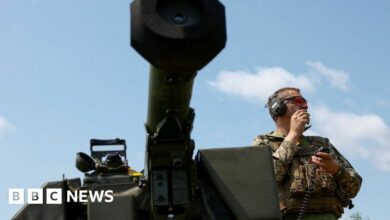 A Ukrainian serviceman of an air defence unit prepares a portable air-defence system for work during his combat shift, amid Russia's attack on Ukraine, in the Kyiv region, 27 June 2023