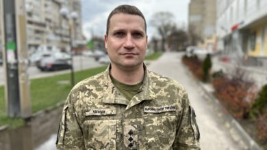 Oberst Volodymyr Lohachov von der ukrainischen Luftwaffe