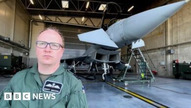 RAF Wing Cdr Scott MacColl, in Estonia