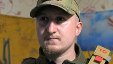 Bohdan, ein Offizier der 10. Brigade der Ukraine
