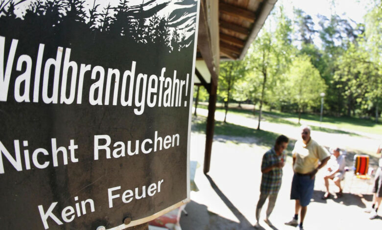 Warnung vor erhöhter Waldbrandgefahr